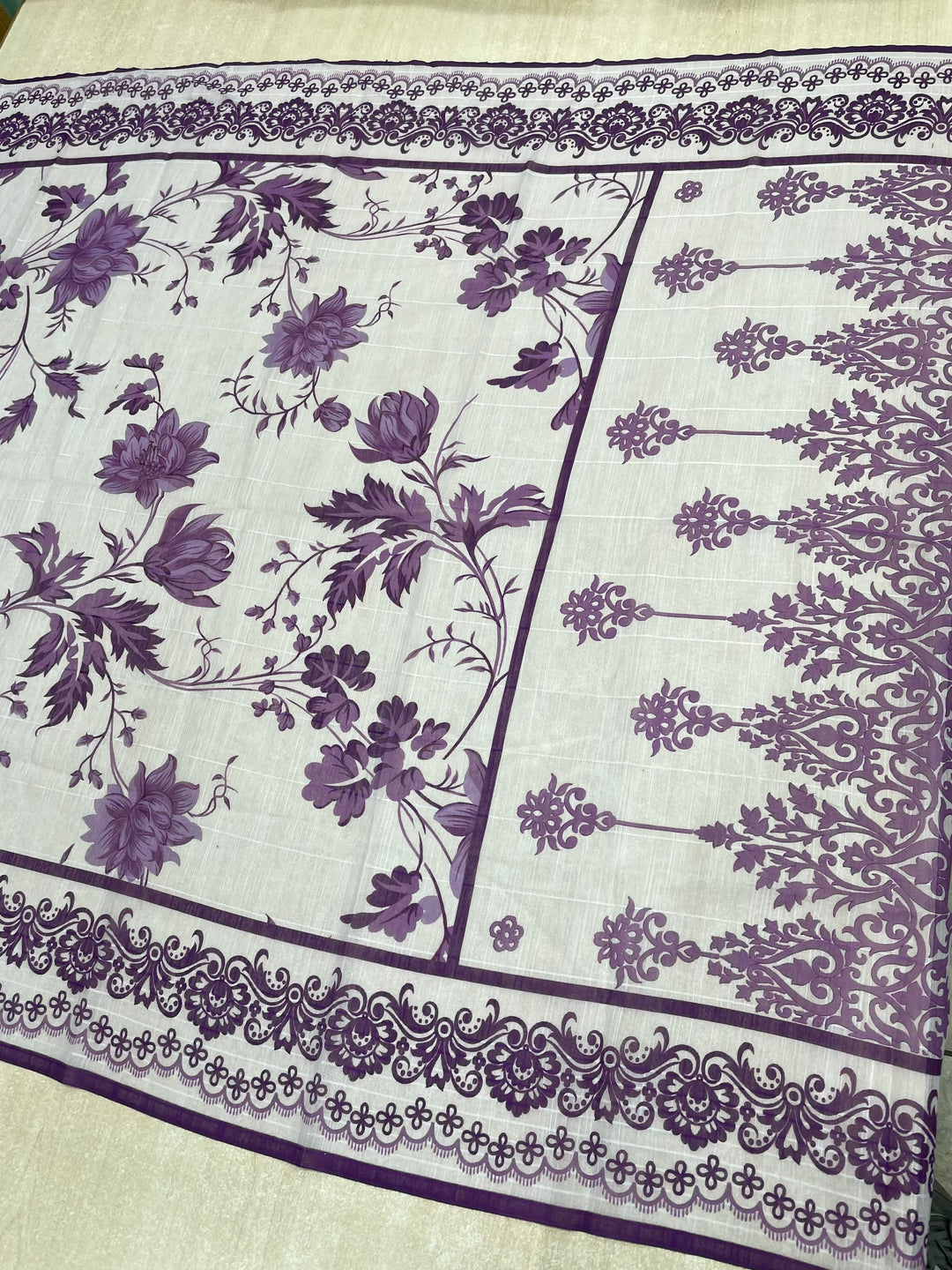 Tabeer – Lilac Karma Collection inspired Lawn Suit - 3pcs