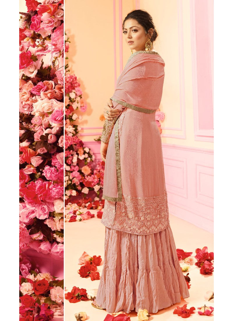 Nitya 2205 - Pink Sharara Kameez