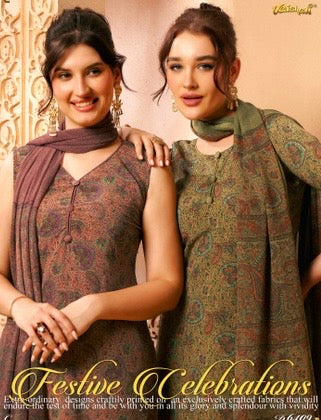 Vaishali 6409- Prints A,B , C & D   - Unstitched - Summer Crepe Unstitched Designer