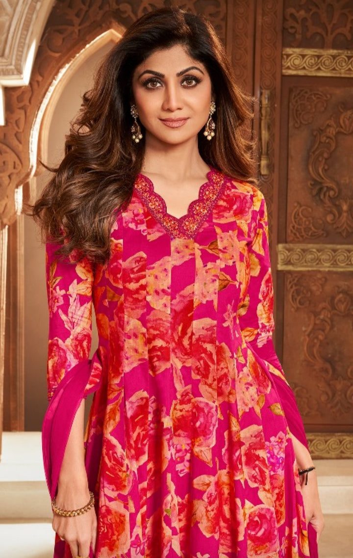 Zainab - 11061 - Cotton/Lawn A line Dress - 3 Pcs
