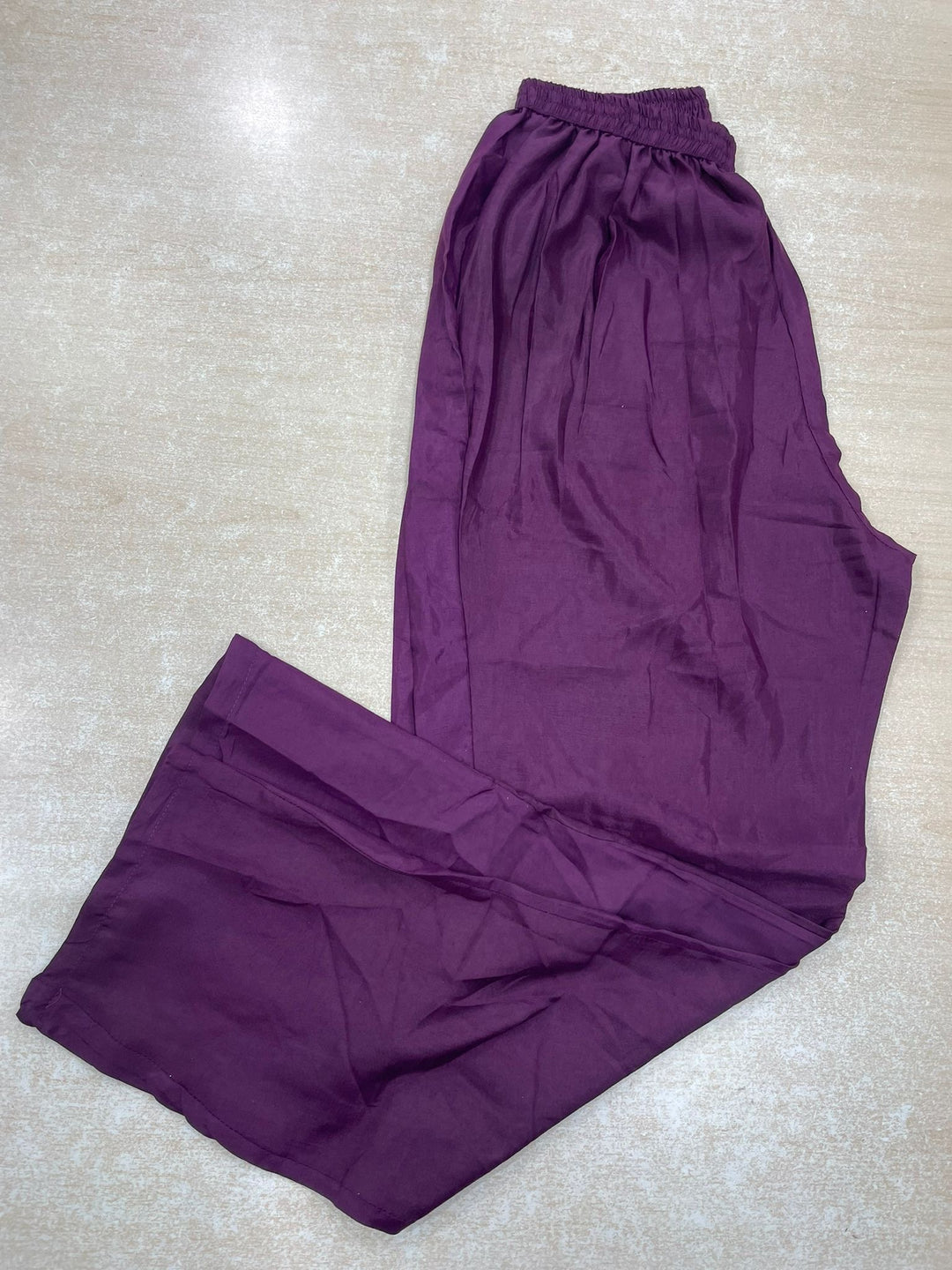 Marwah - Purple Embroidered Anarkali with Net Dupatta - 3 Pcs