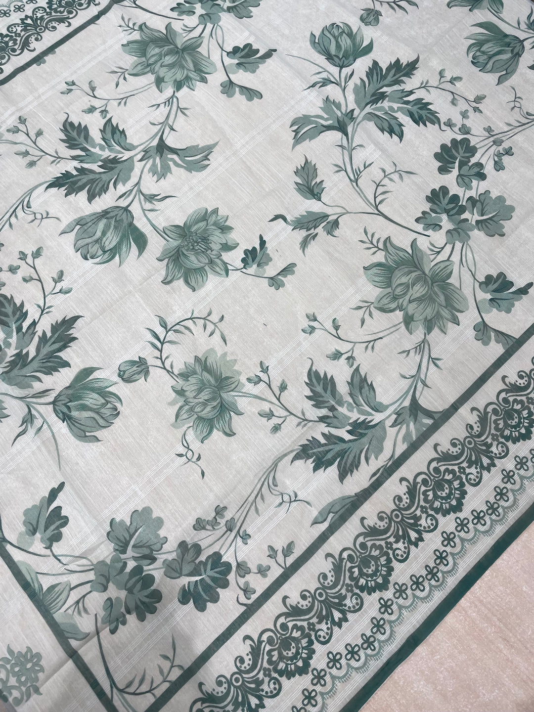 Tabeer – Turquoise Karma Collection inspired Lawn Suit - 3pcs