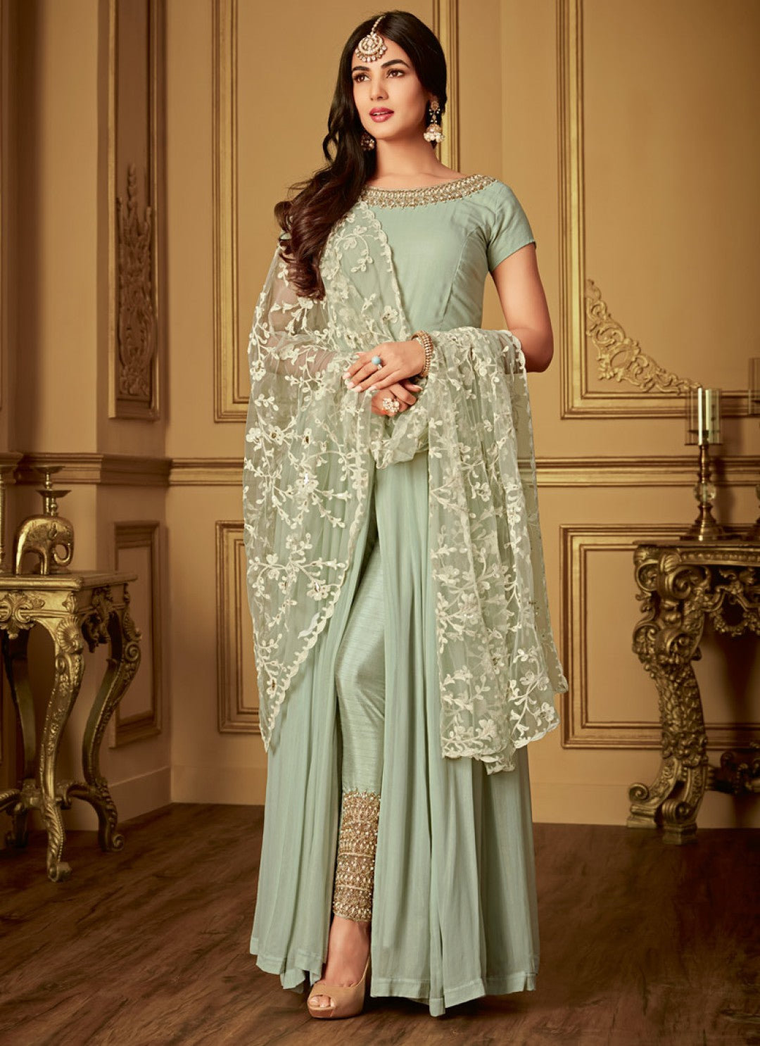 Maisha Anarkali 6405 - Green