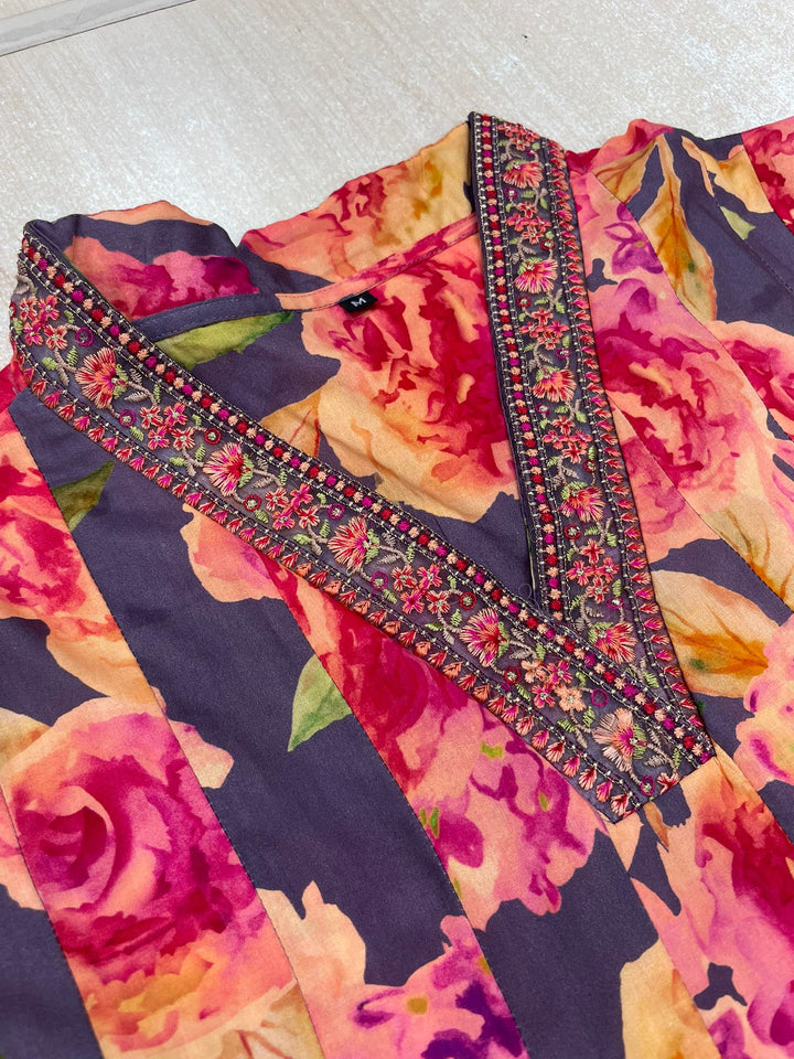 Zainab - 11062 - Cotton/Lawn A line Dress - 3 Pcs