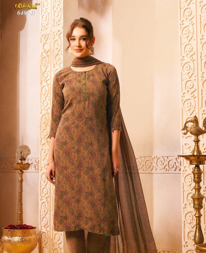 Vaishali 6409- Prints A,B , C & D   - Unstitched - Summer Crepe Unstitched Designer