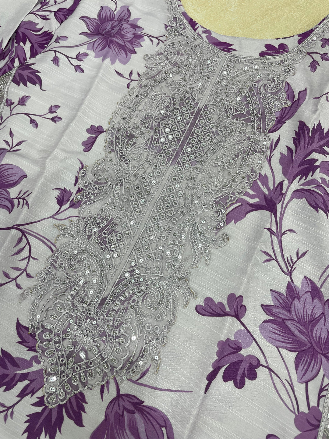 Tabeer – Lilac Karma Collection inspired Lawn Suit - 3pcs