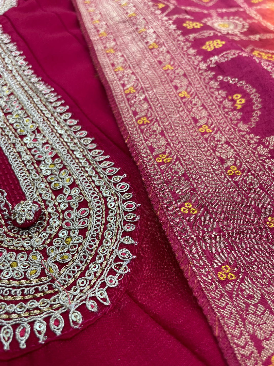 Hooriya - Pink Embroidered Anarkali with Jacquard Dupatta - 3 Pcs