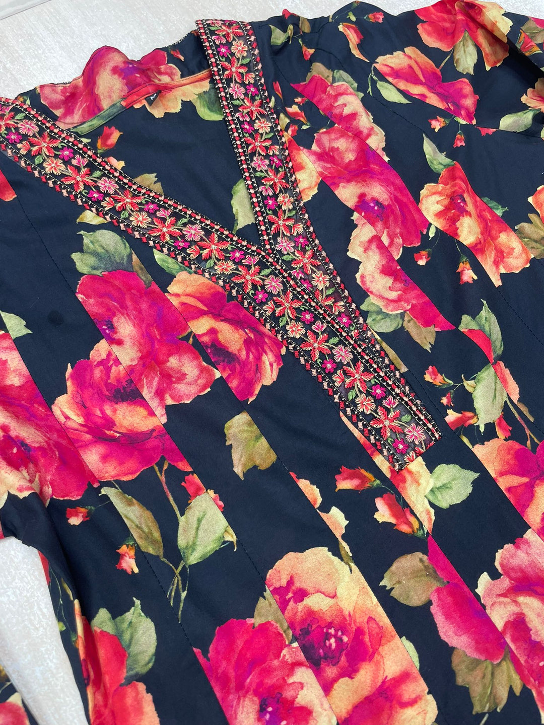 Zainab - 11067 - Cotton/Lawn A line Dress - 3 Pcs